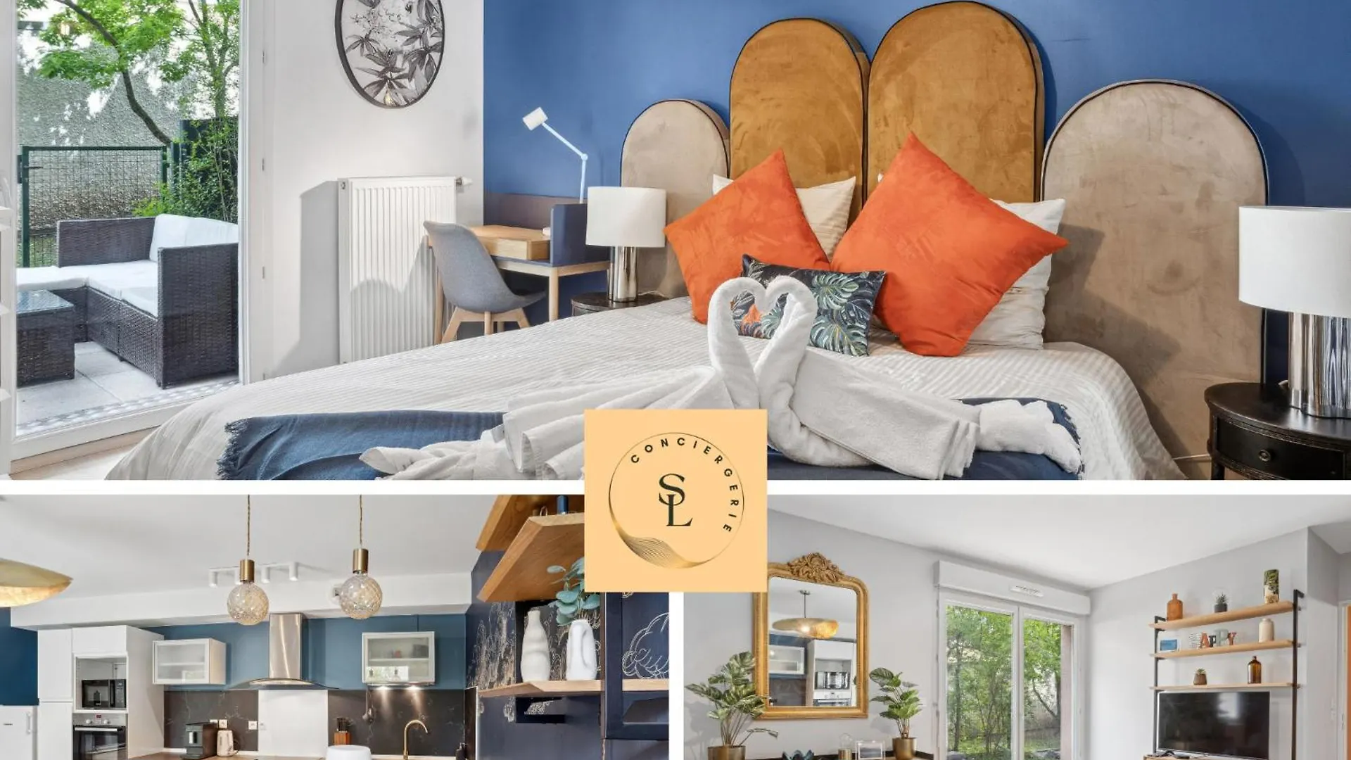 Retro-Chic Elegance With Terrace Near Tramway Apartment Saint-Priest